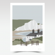 Coastguard Cottages (Print)