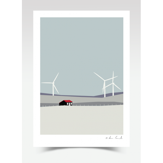 The Little Red Hut Rye (Print)