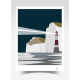Beachy Head Lighthouse - Night (Print)