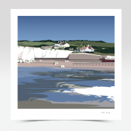 Cuckmere Beach (400 x 400mm print)