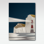 Beachy Head Lighthouse - Aluminium (A3) 