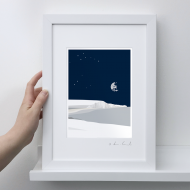 A4 Frame: Starry Night Seven Sisters Print