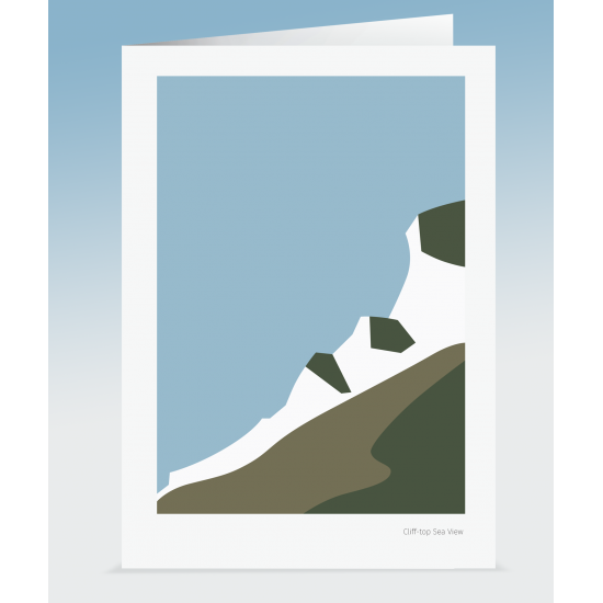 Cliff-top Sea View (Card)