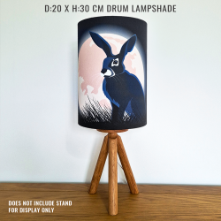 The Hare and The Moon Lampshade