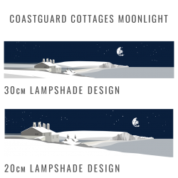 Coastguard Cottages Moonlight Lampshade