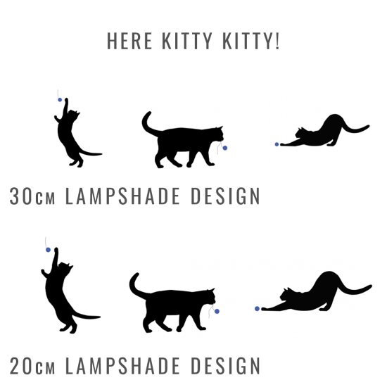Here Kitty Kitty Lampshade