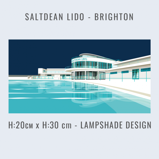 Saltdean Lido Brighton Lampshade