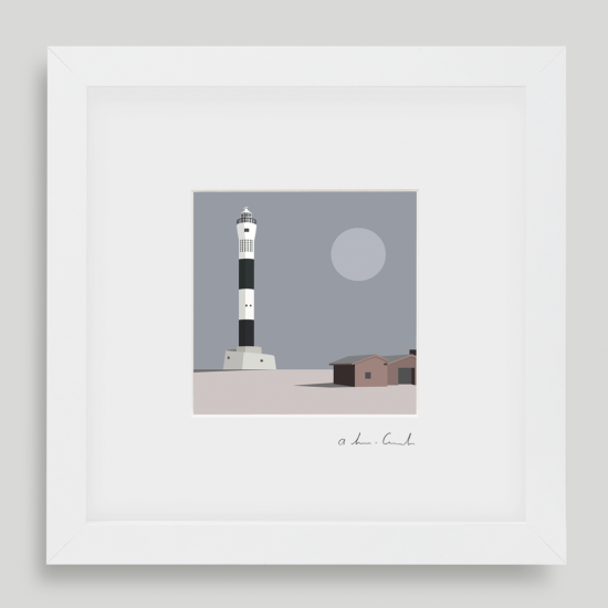 Framed Mini Dungeness Lighthouse