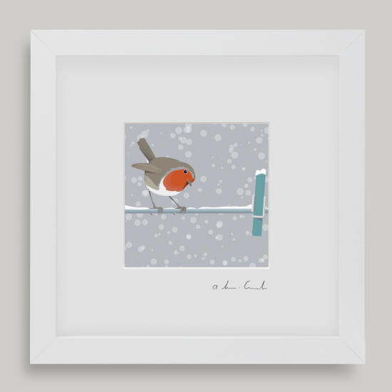 Framed Mini "Inspector Frost" - Robin