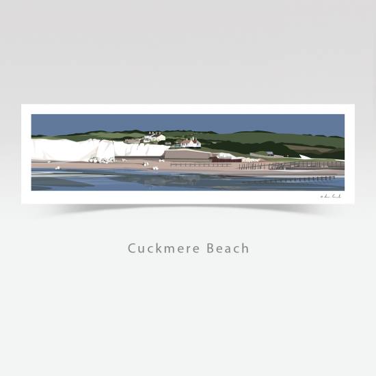 Cuckmere Beach - Coastguard Cottages