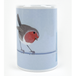 Inspector Robin - 8oz Porcelain Mug