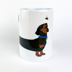 Sidney - Dachshund - 8oz Porcelain Mug
