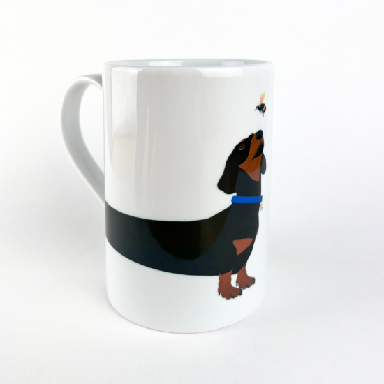 Sidney - Dachshund - 8oz Porcelain Mug