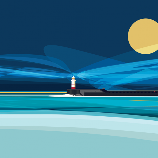 On the Horizon - Newhaven Ferry Panorama