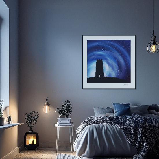 Glastonbury Tor (400 x 400mm print)