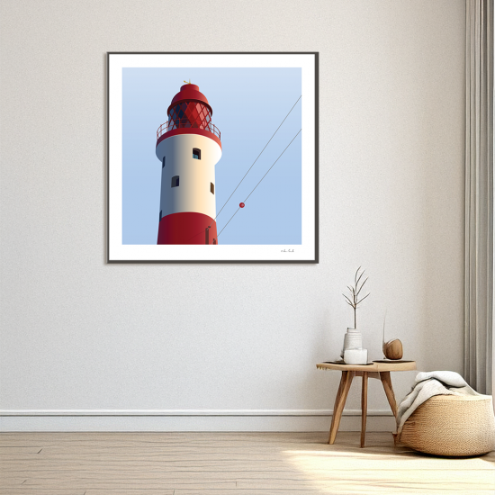 Beachy Head Lighthouse (400 x 400mm print)