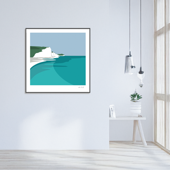 Azure Seven Sisters (400 x 400mm print)