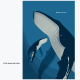 Deep Blue Tea Towel