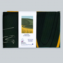 Long Man of Wilmington - Seaford Tea Towel