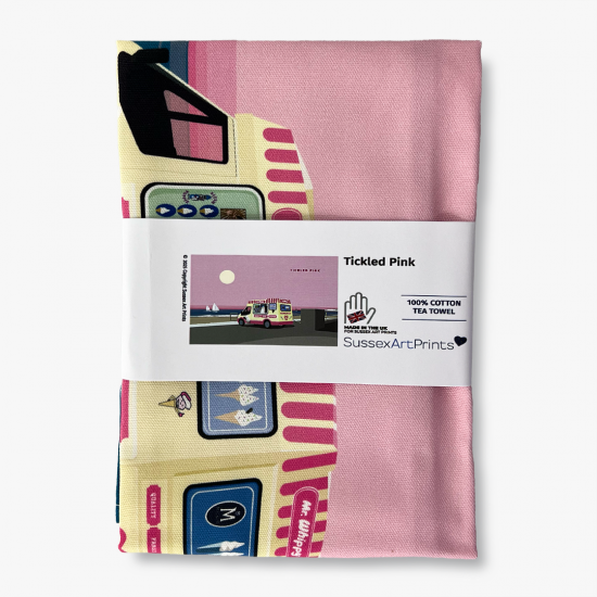 Tickled Pink - Seaford Tea Towel