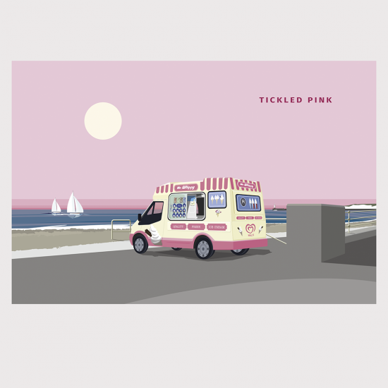Tickled Pink - Seaford Tea Towel